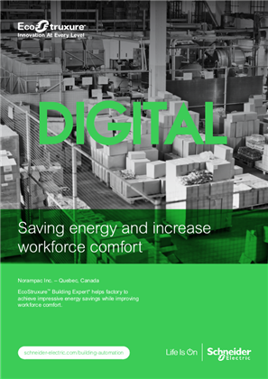 Image of Norampac factory achieves impressive energy savings while improving workforce comfort
