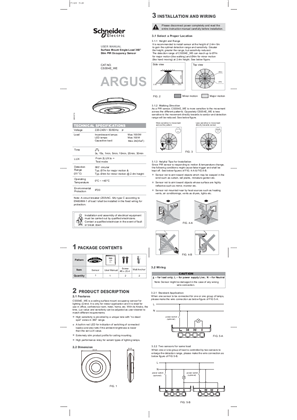 的映像 Surface Mount Single-Load 360° Slim PIR Occupancy Sensor - User manual