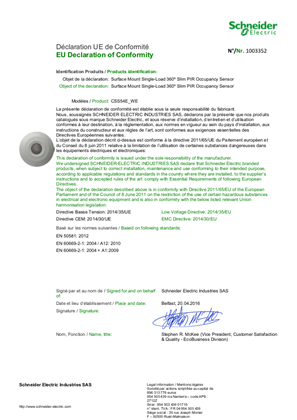 Image of EU declaration of conformity