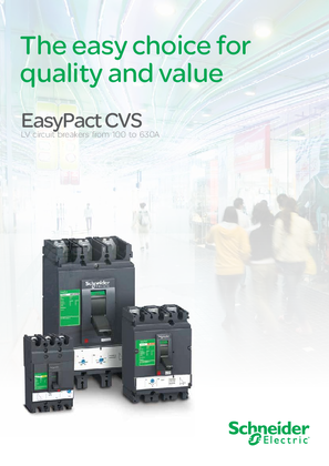 Image of EasyPact CVS - LV circuit breakers from 100 to 630A