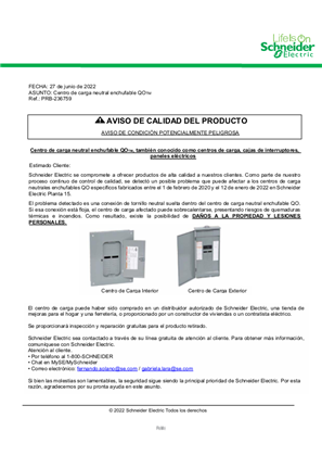 Imagen de Centro de carga neutral enchufable QOTM