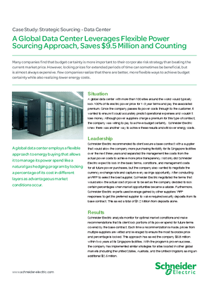 Image of Case Study: Strategic Sourcing - Data Center