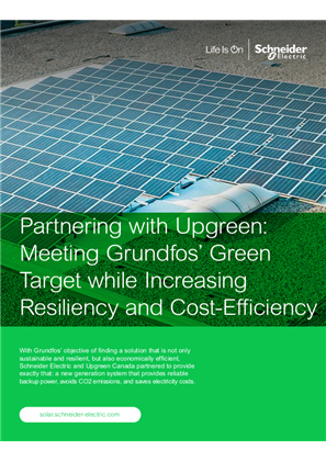 Image of Partnering with Upgreen: Meeting Grundfos' Green Target while Increasing Resiliency and Cost-efficiency