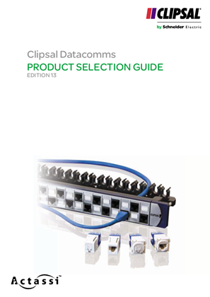 Image of Clipsal Datacomms Product Selection Guide Ed.13