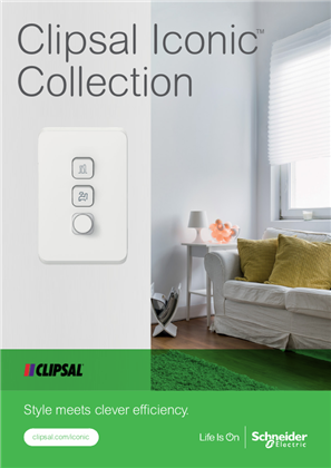 Image of Clipsal ICONIC Collection Brochure 998-20216468_AU-GB