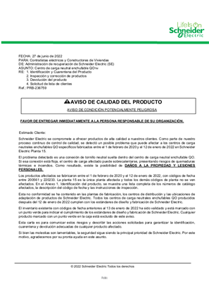 Imagen de Carta para Contratistas eléctricos y Constructores de viviendas