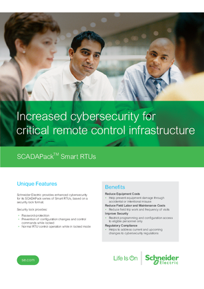 Image of Cybersecurity SCADAPack Overview