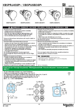 Image of Harmony XB5 USB-RJ45, Instruction Sheet