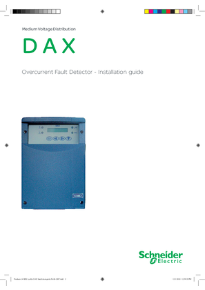 Image of DAX Overcurrent Fault Detector - Installation guide