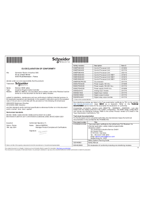 Bmeh582040s Redundant Hsby Processor Module M580 Safety Sil3 Level 2 Schneider Electric Global