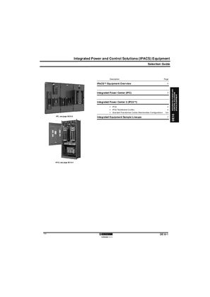 Image of DE10 - Integrated Power and Control Solutions (IPACS) Equipment Catalogue