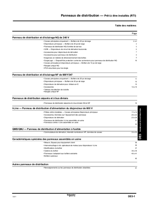 Image de DE5_f - Catalogue de panneaux de distribution