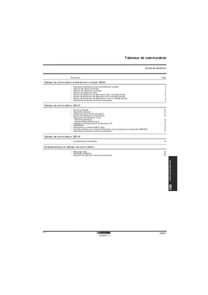 Image de DE6 - Catalogue de tableaux de commutation