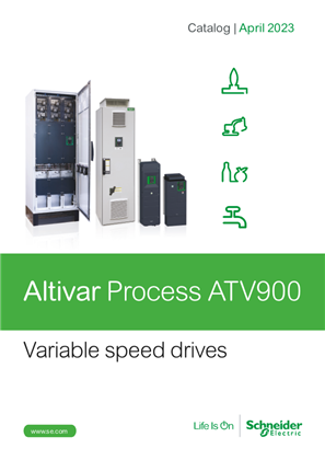 Image of Discover catalog for Altivar Process ATV900 variable speed drives