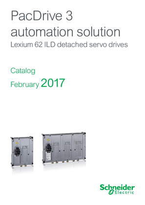 Gambar dari Catalog Lexium 62 ILD detached servo drives for PacDrive3 automation solution - February 2017