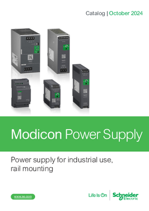 Image of Catalog Modicon Power Supply for industrial use - rail mounting