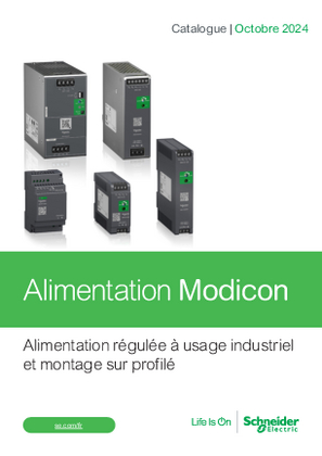 Immagine di Catalogue Alimentation Modicon à usage industriel et montage sur profilé
