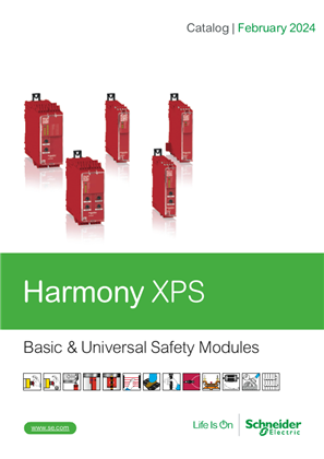 Image of Discover the Catalog Harmony XPS Basic and Universal safety modules with predefined safety functions