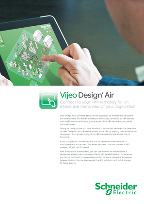 Image of VIjeo DesignAir and Vijeo DesignAir Plus apps presentation