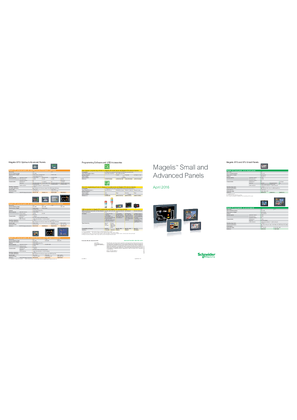 Bild von Small Panels and Advanced Panels Magelis (panorama for distributors)