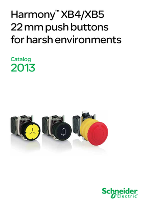Image of Harmony XB4/XB5 22 mm Push Buttons for Harsh Environments Catalog