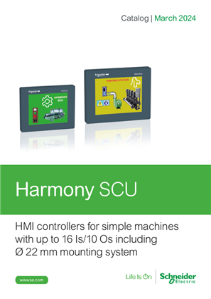 的映像 Catalog Harmony SCU: HMI controllers for simple machines - English