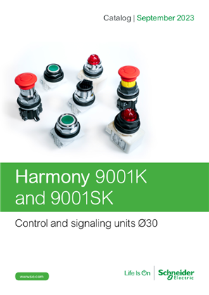 的映像 Discover the Harmony 9001K and 9001SK Pushbuttons, switches, and pilot lights Ø 30 catalog