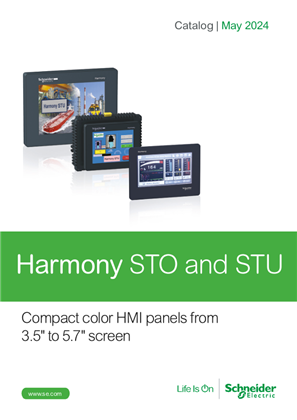 Image of Discover Harmony STO and STU Catalog: Compact color HMI panels - EN
