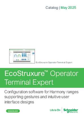 的映像 EcoStruxure Operator Terminal Expert English Catalog