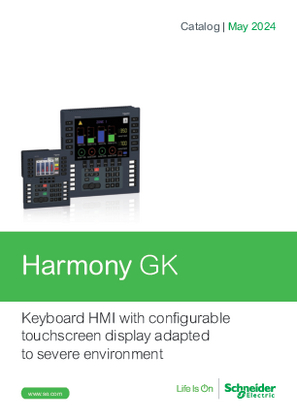 Image of Catalog Harmony GK: Keyboard HMI with display - English