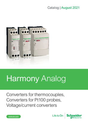 Image of Harmony Analog - Converters for thermocouple - Converters for Pt100 probe - Voltage current converters