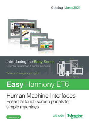 Image of Catalog Easy Harmony ET6 - English 06/2021