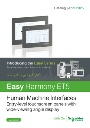 Image of Catalog Easy Harmony ET5 - EN