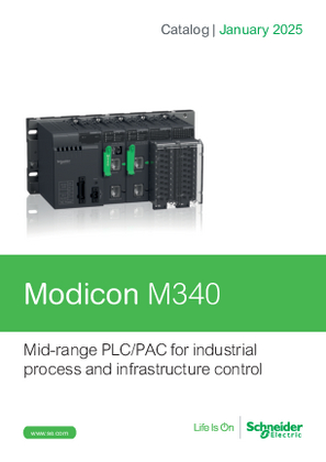 Image of Discover Modicon M340 automation platform catalog - EN