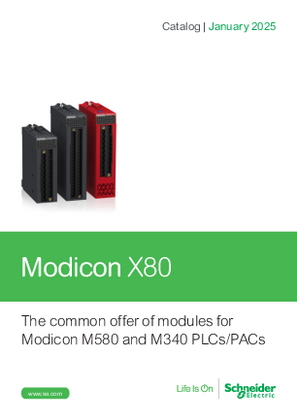 Image of Catalog of Modicon X80 Modules