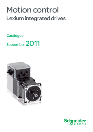 Imagen de Catalog Lexium ILA, ILE, ILS Lexium Integrated drives for motion control September 2011