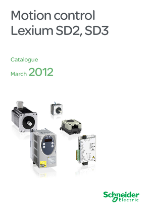 Image of Catalog Lexium SD2 SD3 Steppers Drives and BRS Motors