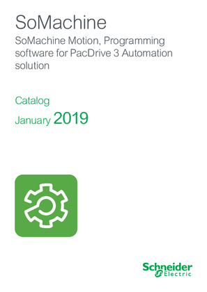 Image of Catalog SoMachine Motion Programming Software for PacDrive 3 Automation Solution English 01-2019