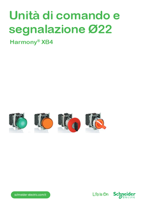Immagine di Unità di comando e segnalazione Harmony XB4