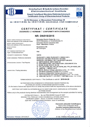 Image of Certyfikat zgodności z normami