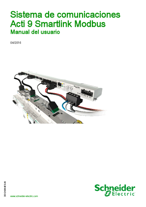 Imagen de Sistema de comunicaciones Acti9 Smartlink Modbus - Manual del usuario