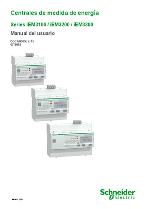 Imagen de Serie iEM3100 / iEM3200 / iEM3300 - Manual del usuario