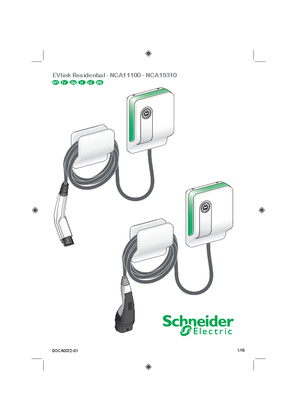 Billede af EVlink Residential - Domestic Charging Station - NCA11100 - NCA19310 - Quick Start Guide - EN, FR, DE, IT, NL, ES