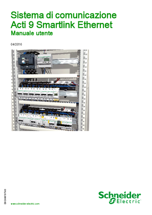 Immagine di Sistema di comunicazione Acti9 Smartlink Ethernet - Manuale utente