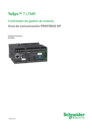 Image de TeSys T LTMR Controlador de gestión de motores Guía de comunicación PROFIBUS DP