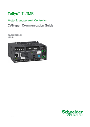 Image of TeSys T LTMR Motor Management Controller CANopen Communication Guide
