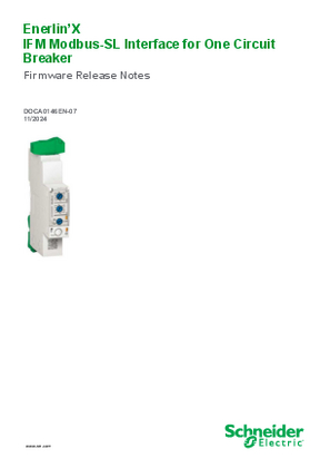 Image of IFM Modbus-SL Interface for One Circuit Breaker - Firmware Release Note