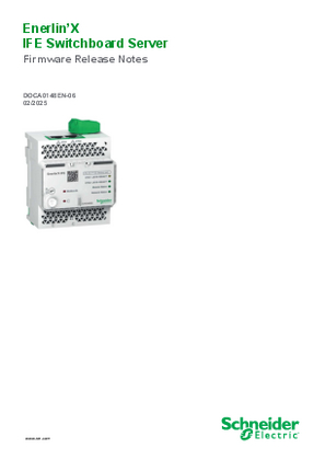 Image of Enerlin’X IFE Switchboard Server - Firmware Release Notes