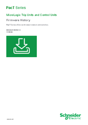 Image of MicroLogic Firmware History