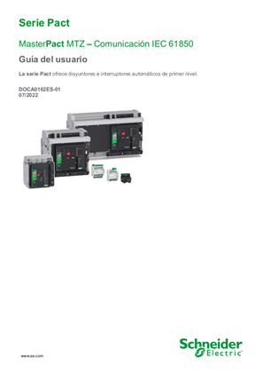 Masterpact Mtz Guia De Comunicacion Iec 61850 Guia De Usuario Schneider Electric